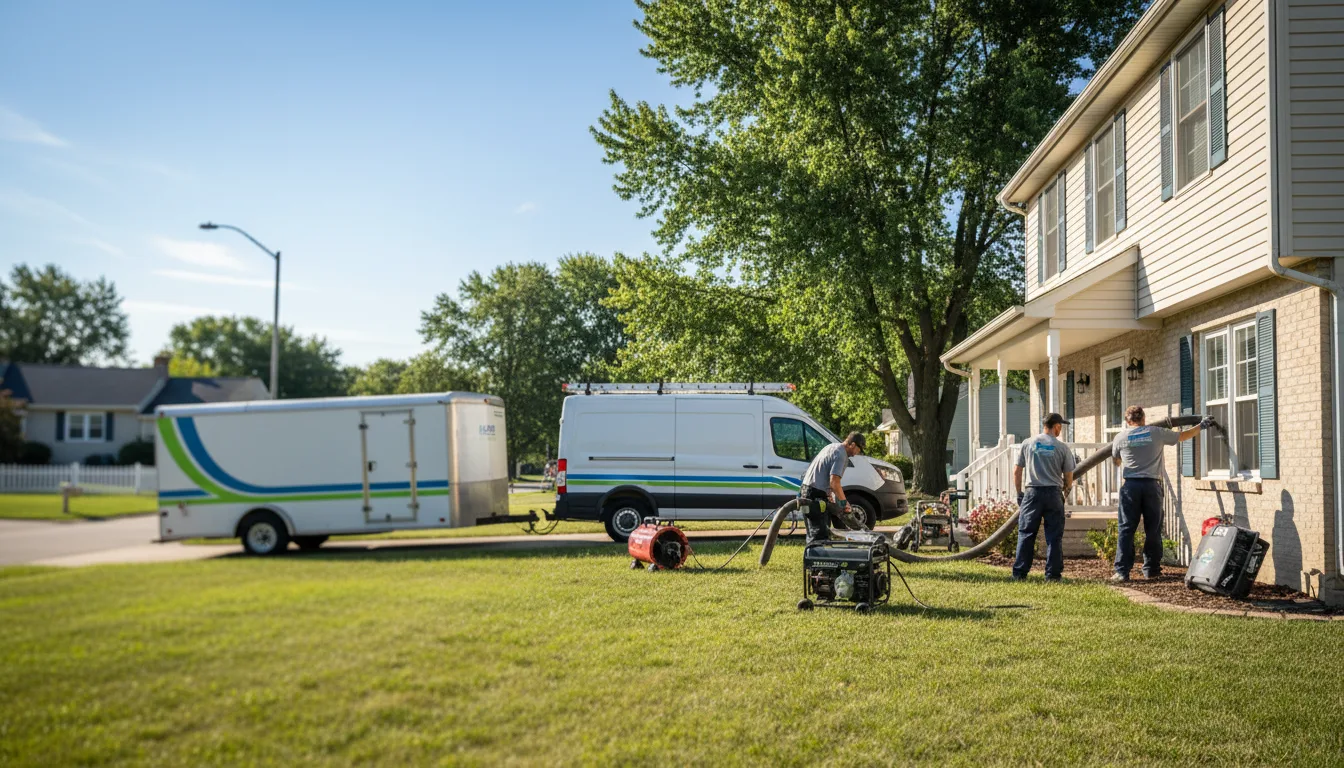 Flooded Basement Restoration And Cleanup With Repair in Salina, KS near me